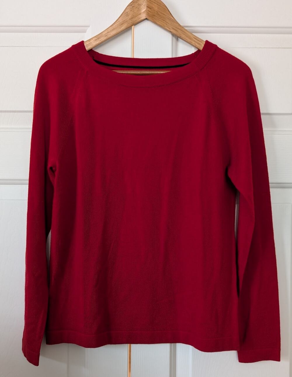 Banana Republic Factory Red Merino Wool Sweater